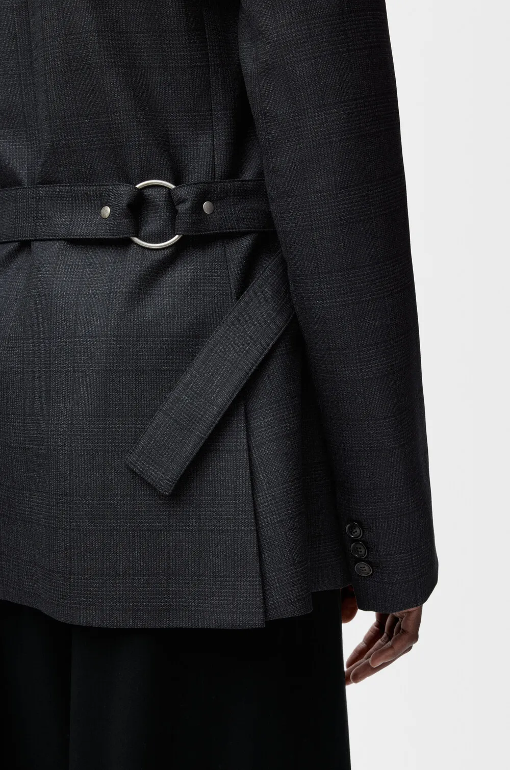 Wool Draped Coat