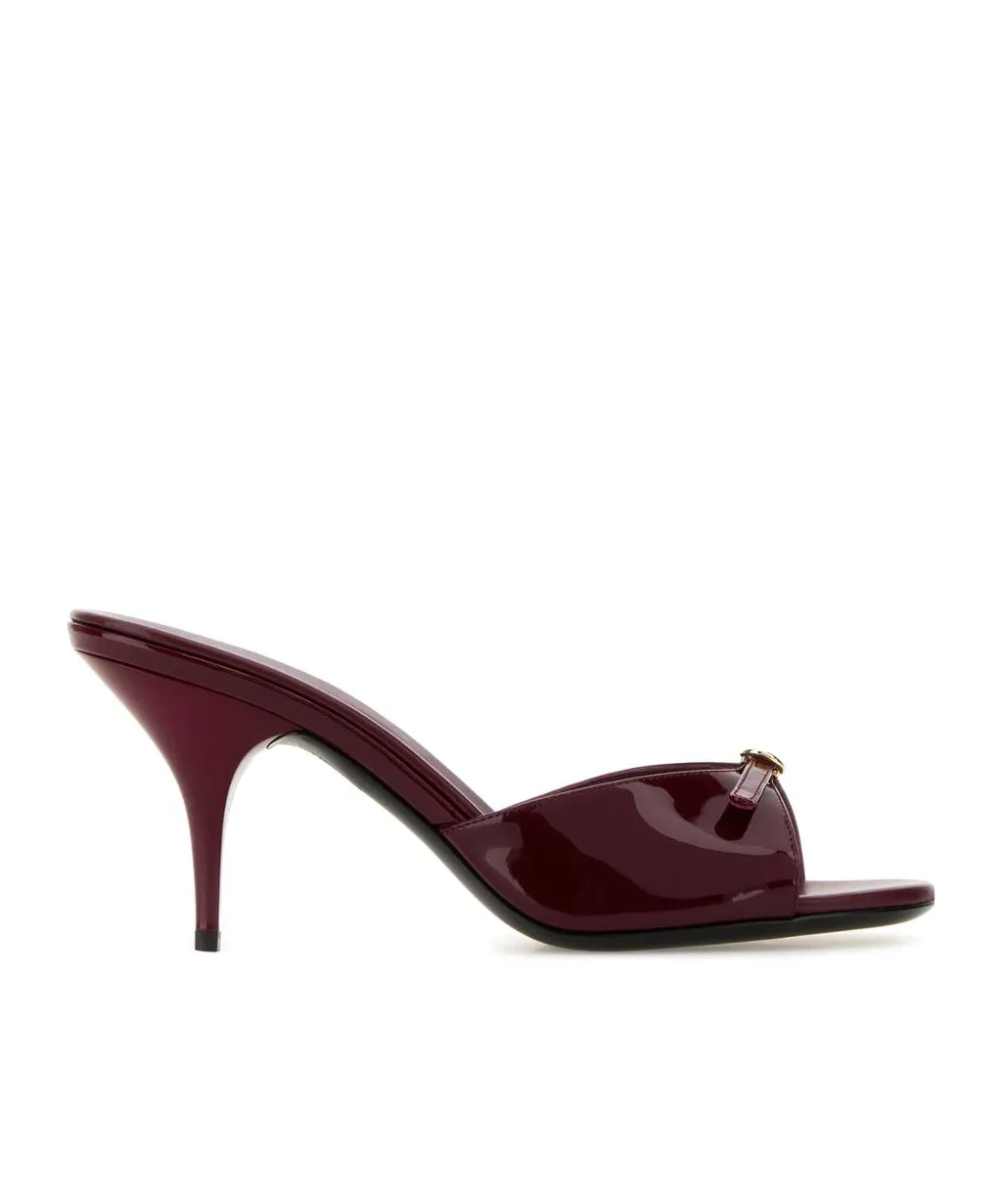 Miu Miu Logo-Detailed Slip-On Mules