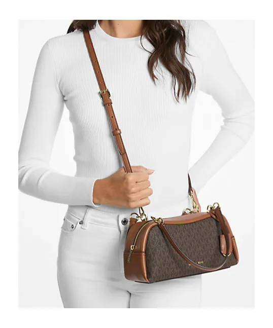 Cecily Small Signature Logo Shoulder Bag