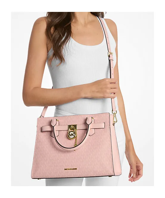 Hamilton Medium Signature Logo Satchel