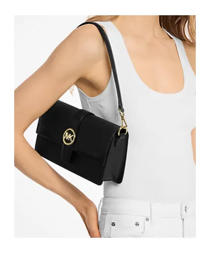 Greenwich Medium Saffiano Leather Shoulder Bag