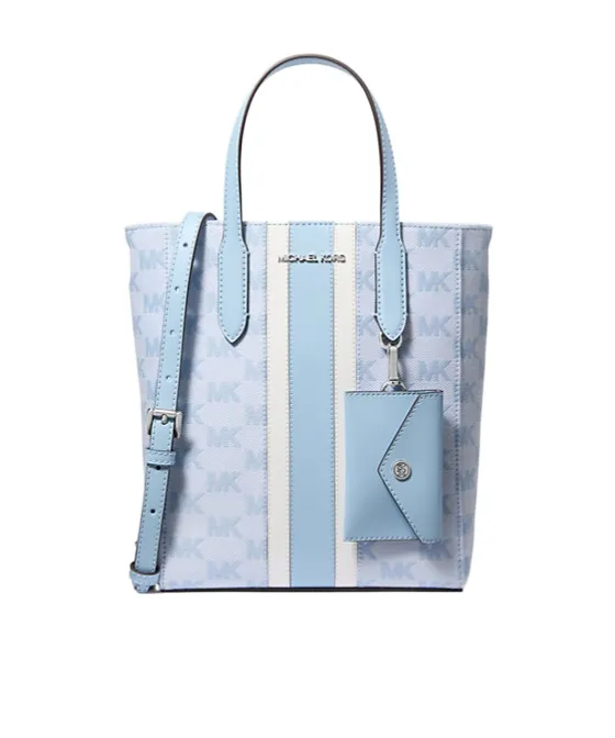 Vincent Small Logo Jacquard Tote Bag With Card Case