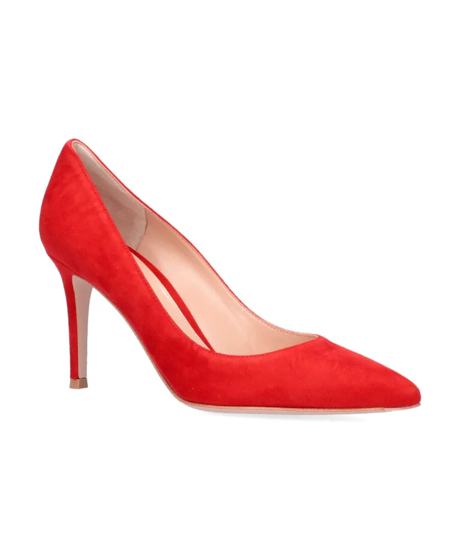 Gianvito Rossi Pointed-Toe Slip-On Pumps