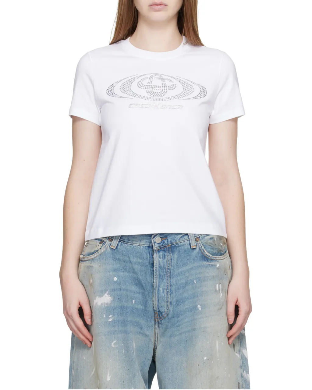 Casablanca Crystal Logo T-Shirt