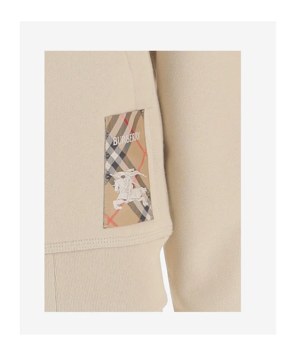 Burberry Ekd Patch Zip-Up Hoodie