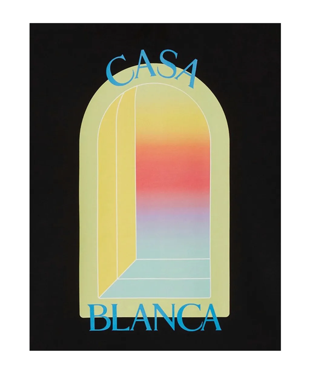 Casablanca Logo Printed Crewneck T-Shirt