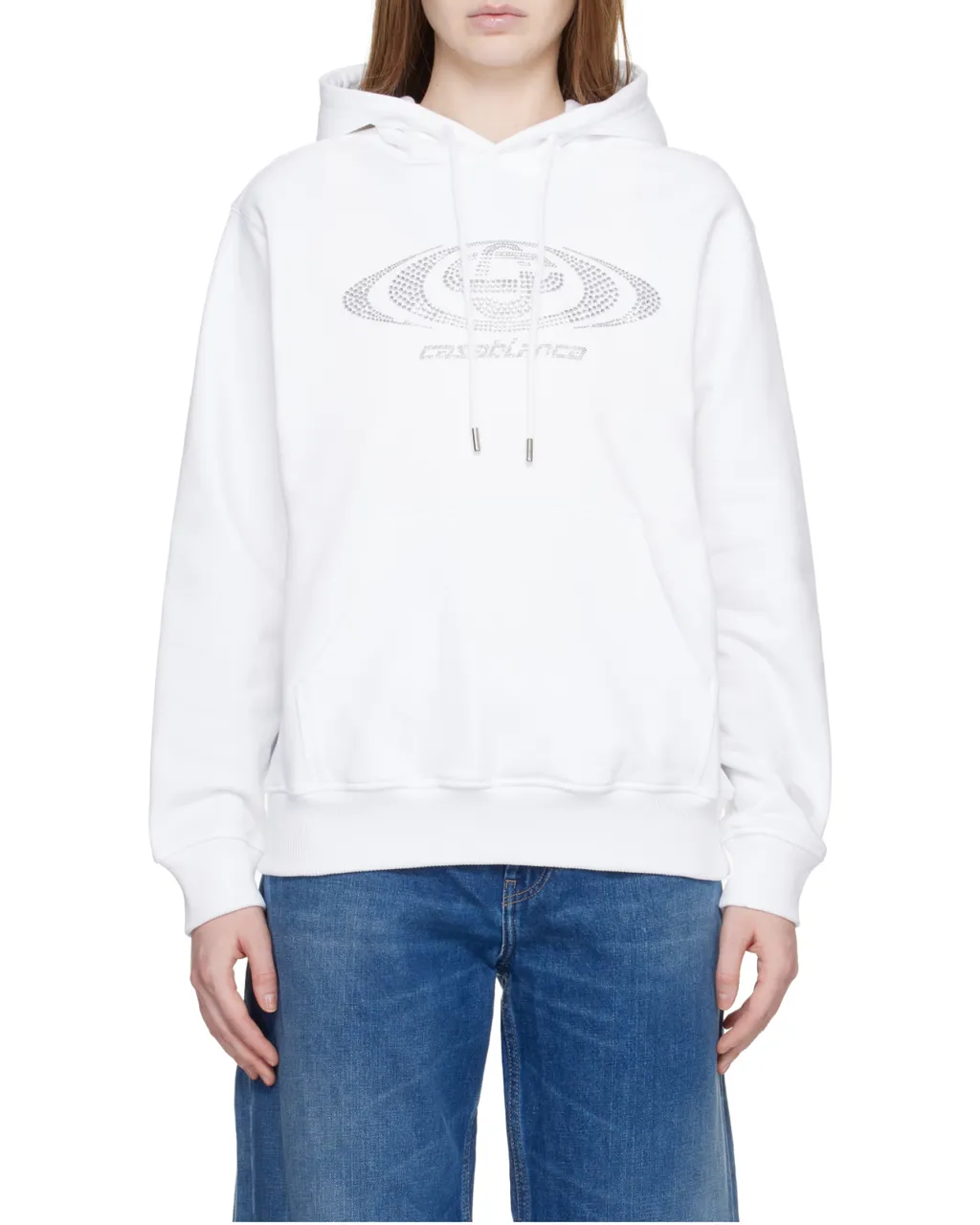 Casablanca Rhinestone Logo Hoodie
