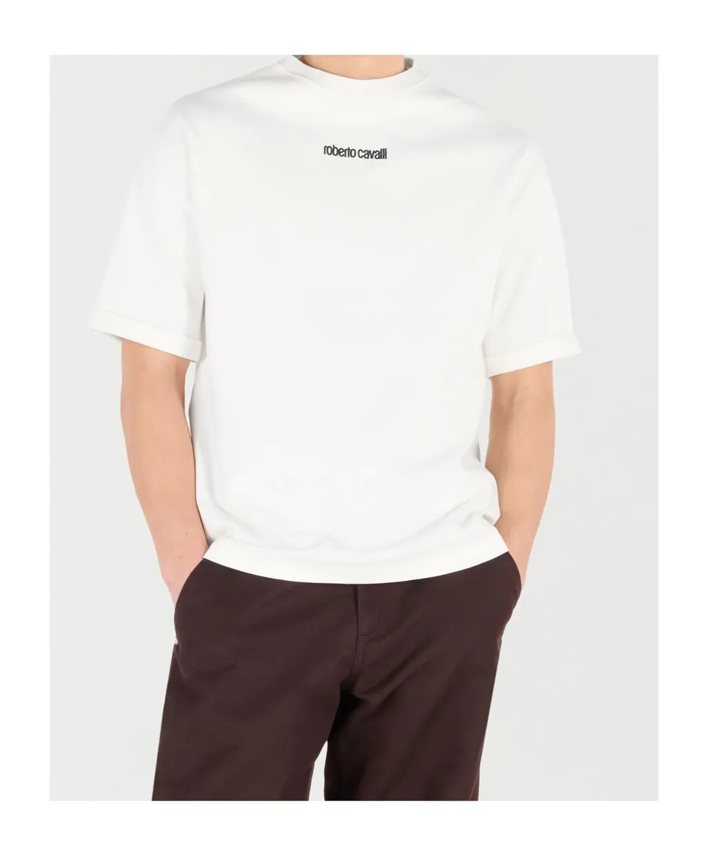 Roberto Cavalli Embroidered Logo T-Shirt