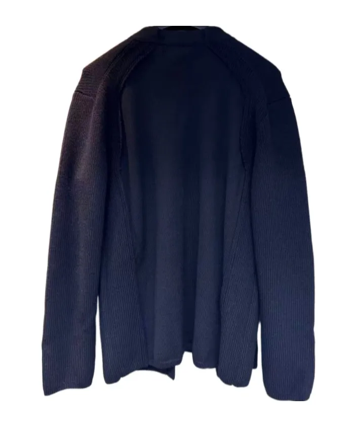 Long-Sleeved Knitted Cardigan