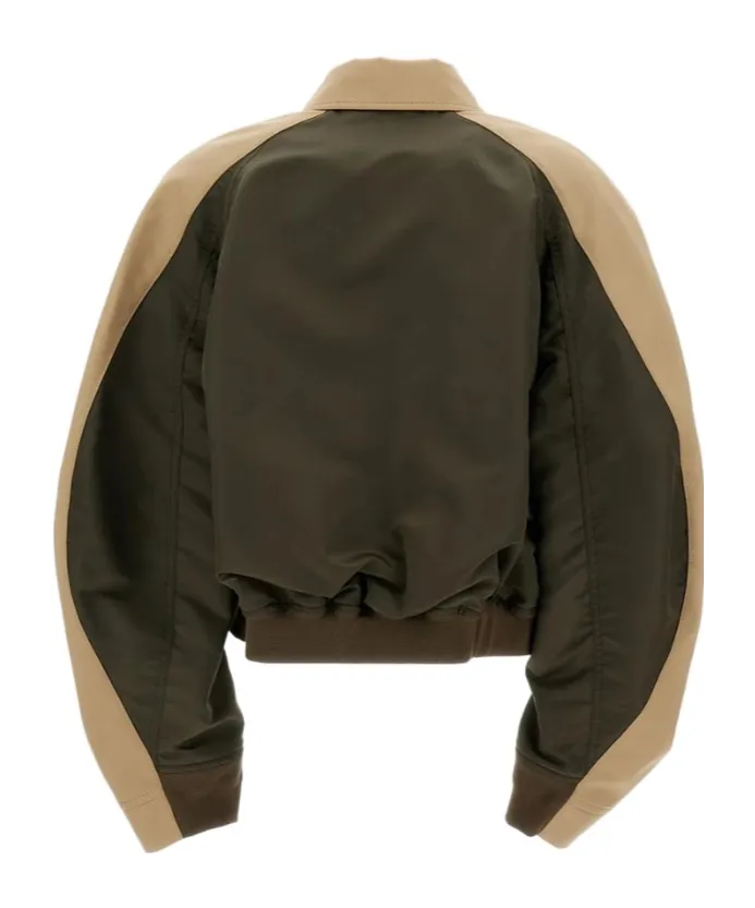 Sacai Chino Panelled Bomber Jacket
