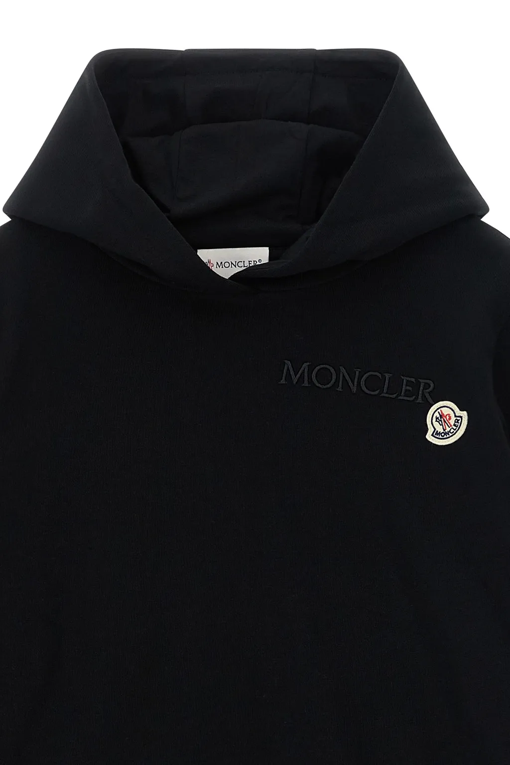 Moncler Enfant Logo Embroidery Hoodie