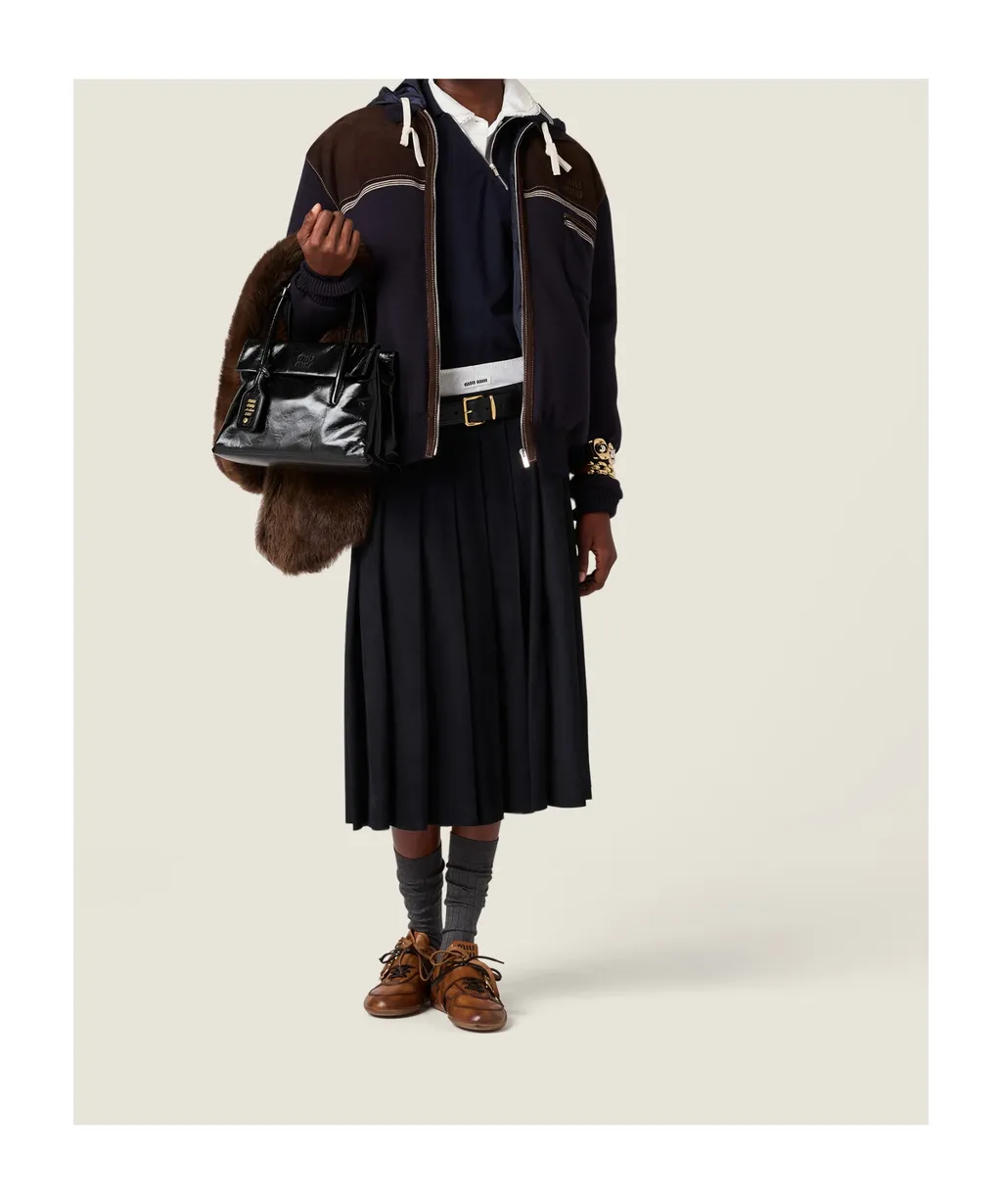 Miu Miu Zipped Hooded Jacket