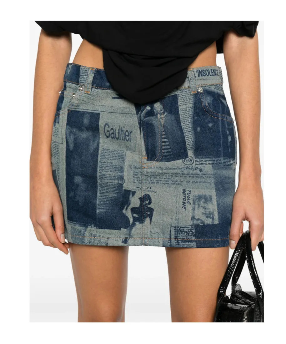 Belt-Loop Mini Skirt
