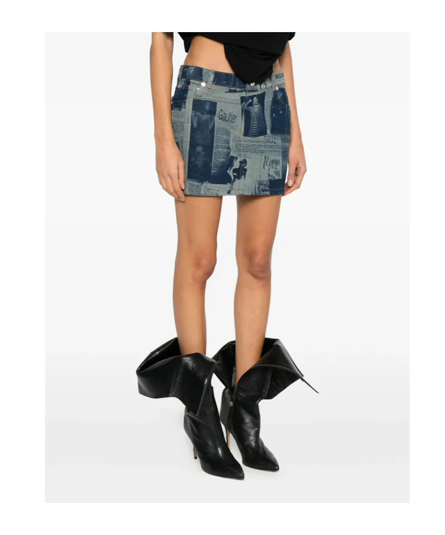 Belt-Loop Mini Skirt