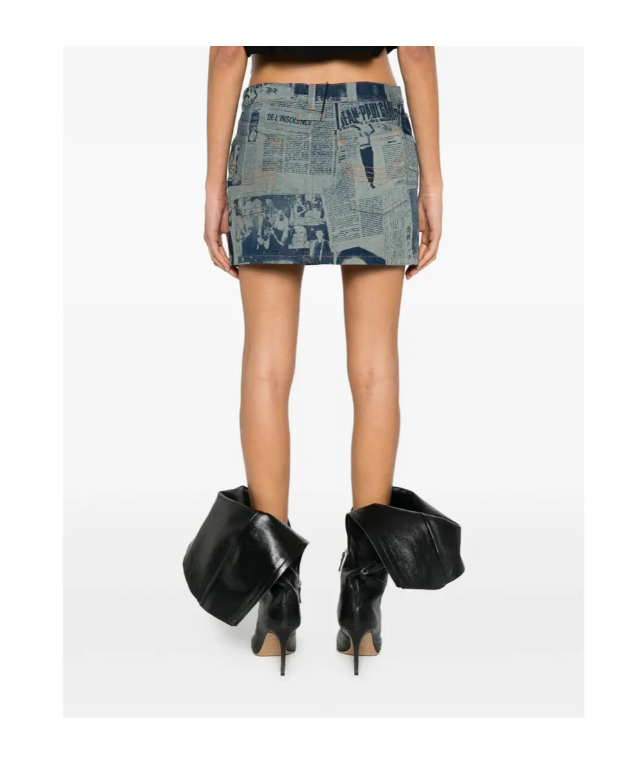 Belt-Loop Mini Skirt
