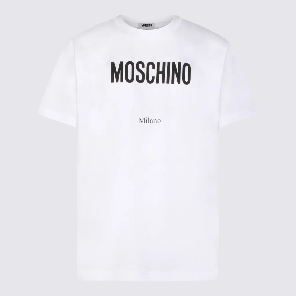 Moschino Logo-Print Crewneck T-Shirt