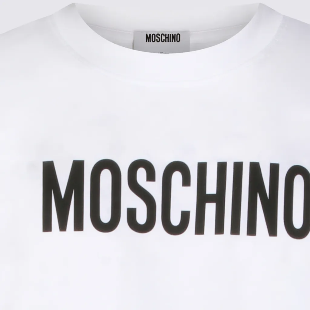 Moschino Logo-Print Crewneck T-Shirt