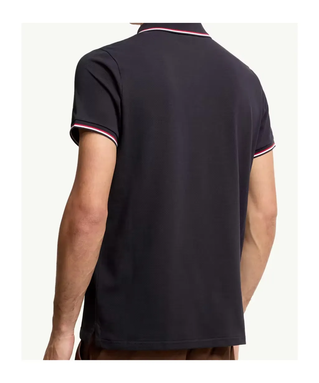 Moncler Logo Patch Short-Sleeved Polo Shirt