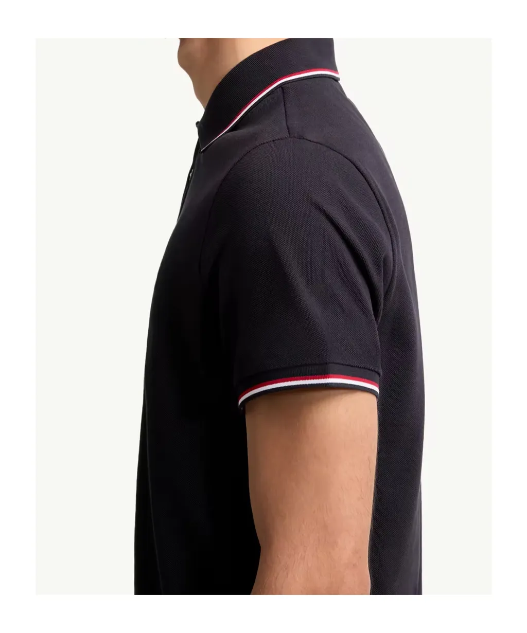 Moncler Logo Patch Short-Sleeved Polo Shirt