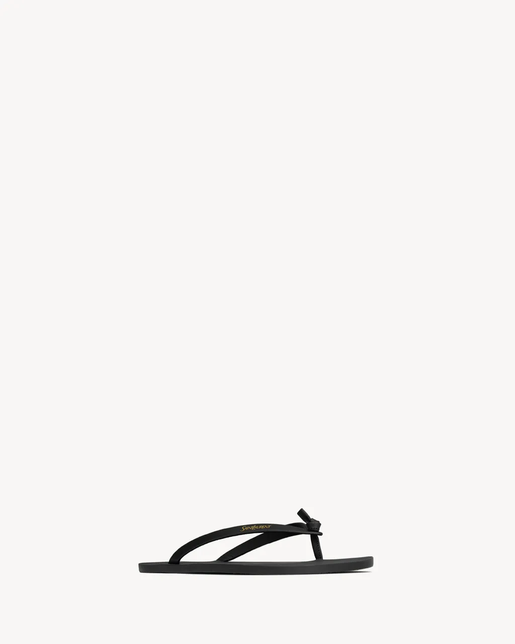 Saint Laurent Logo Lettering Thong Sandals