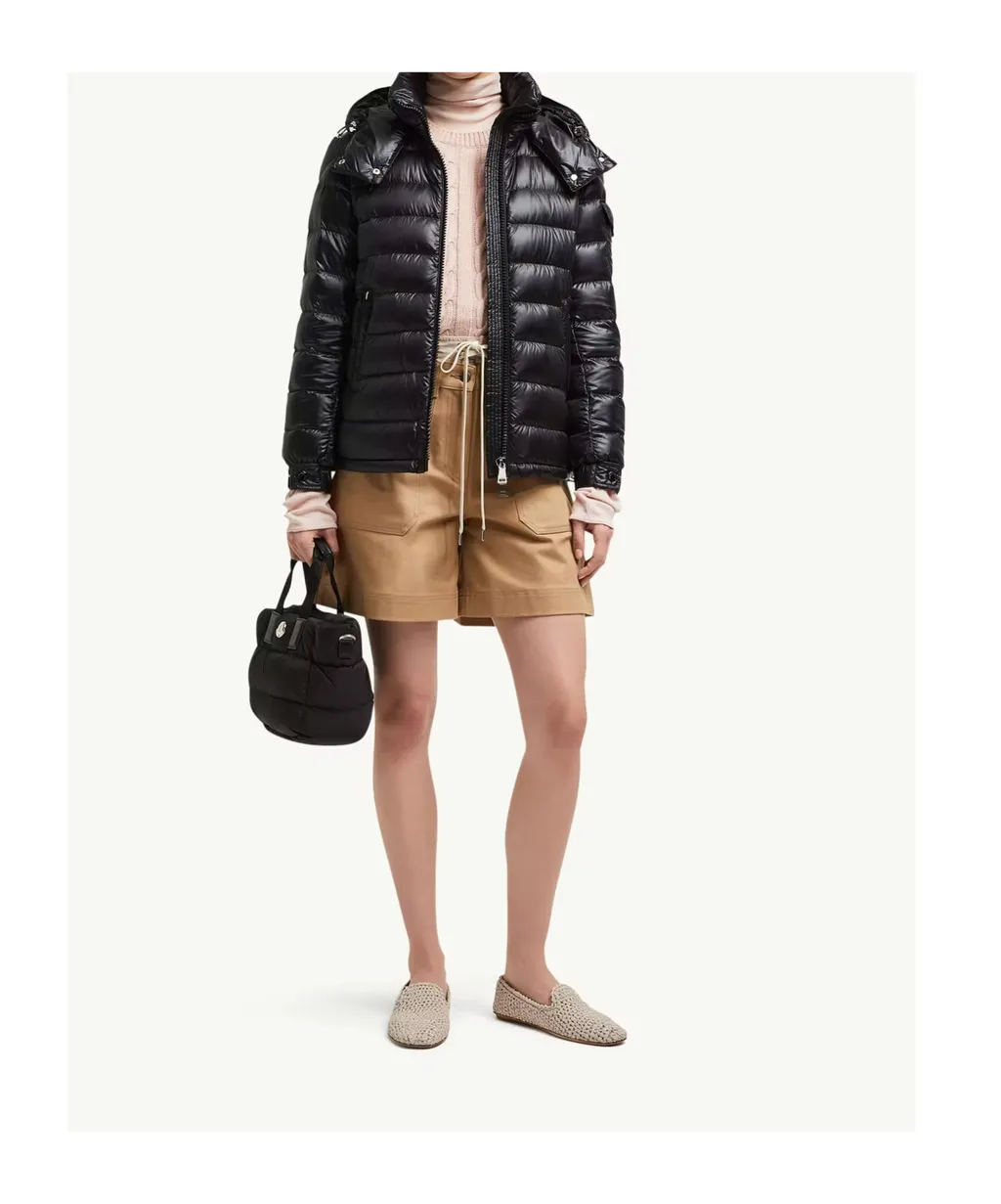 Moncler Zip-Up Hooded Padded Jacket