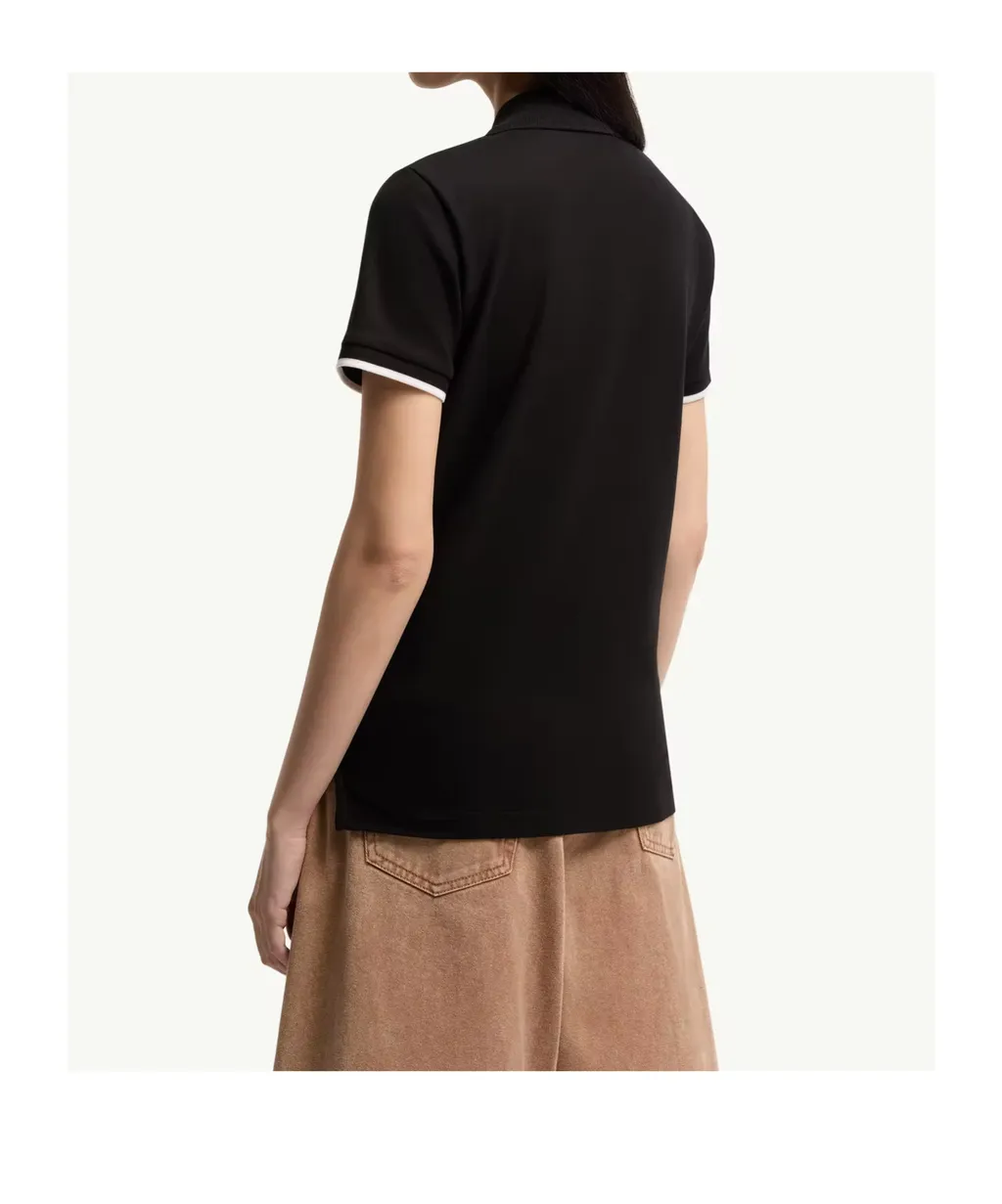 Moncler Logo Patch Short-Sleeved Polo Shirt