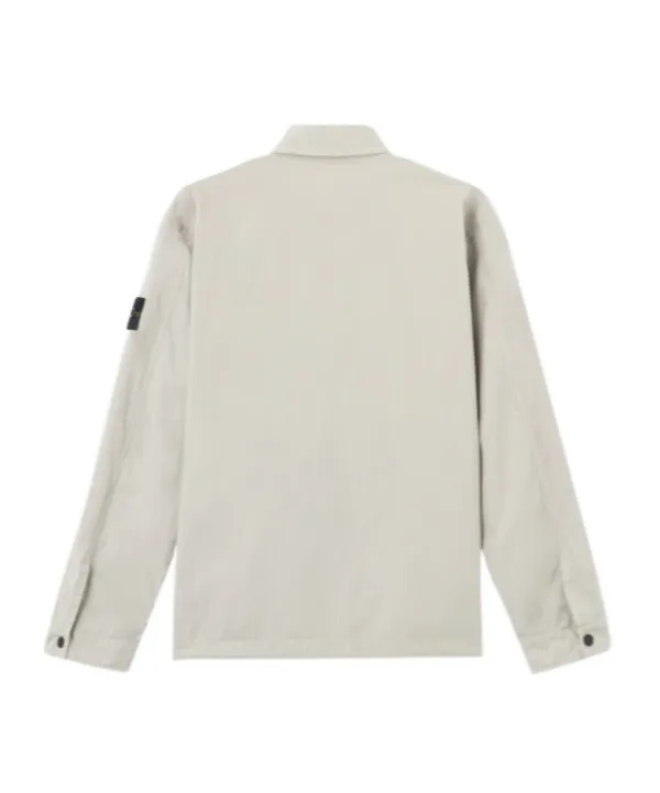 Comfort-Fit Overshirt With Snap Fastening