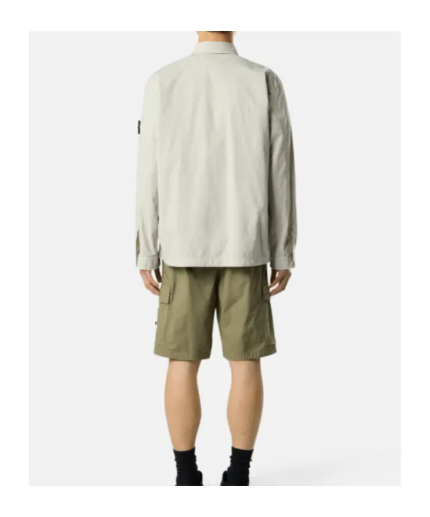 Comfort-Fit Overshirt With Snap Fastening