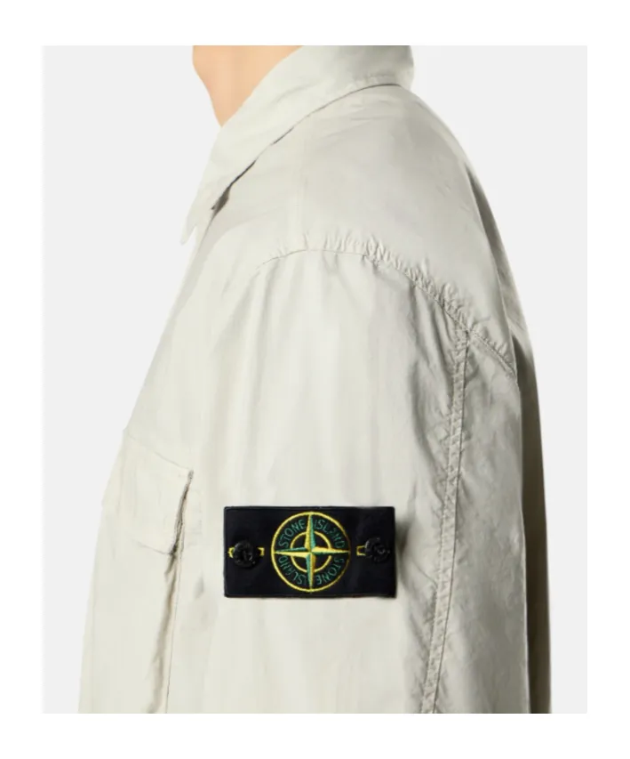 Comfort-Fit Overshirt With Snap Fastening