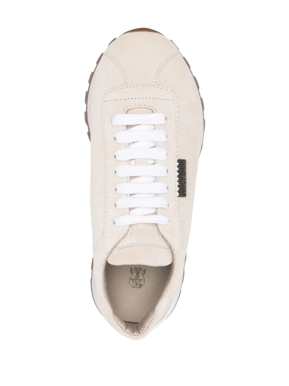 Brunello Cucinelli Round-Toe Lace-Up Trainers