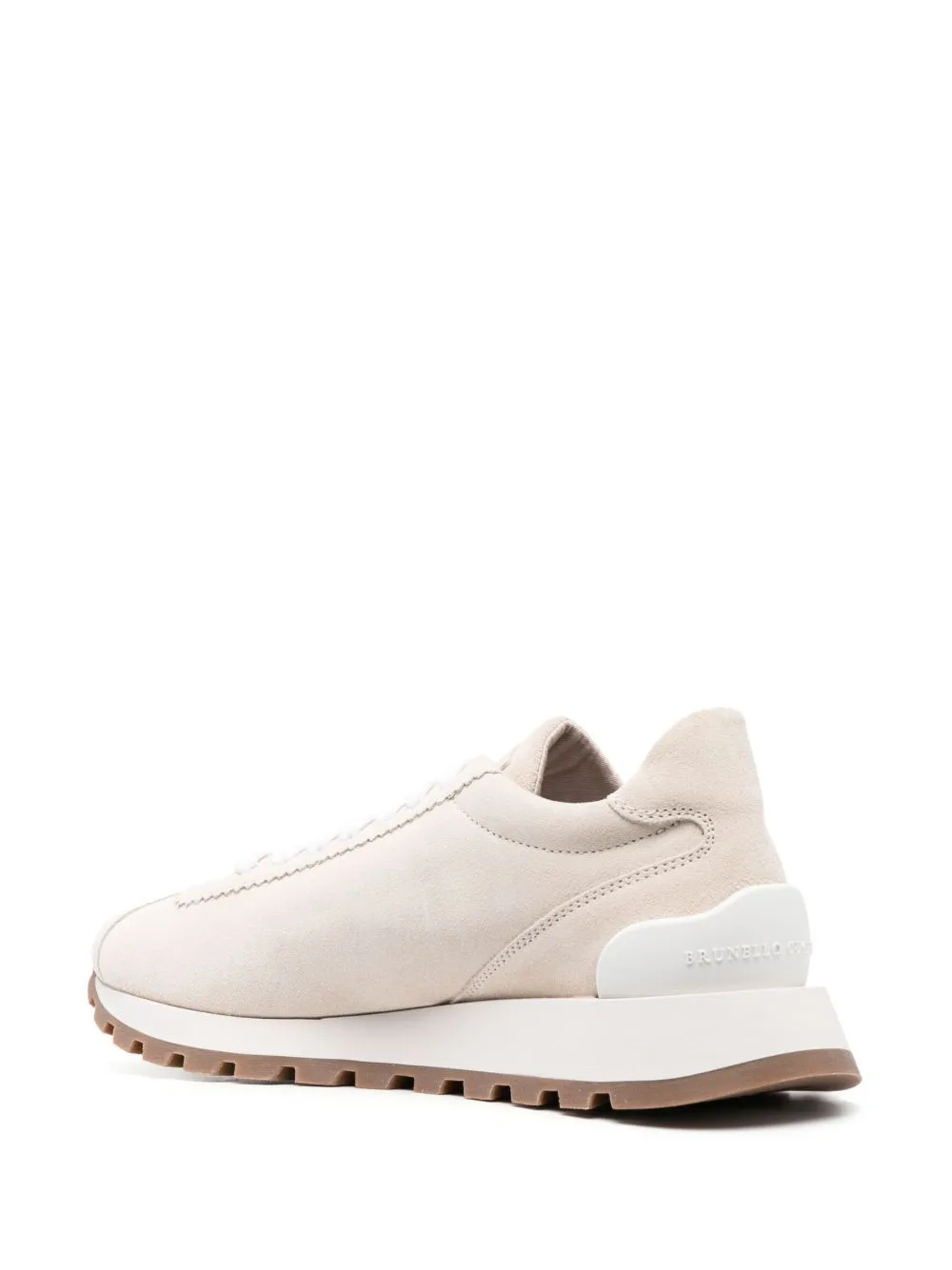 Brunello Cucinelli Round-Toe Lace-Up Trainers