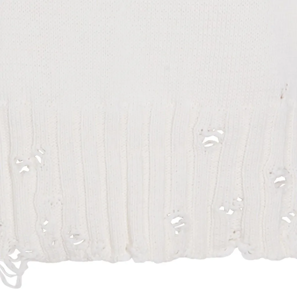 Marni Distressed-Effect V-Neck Knitted Vest
