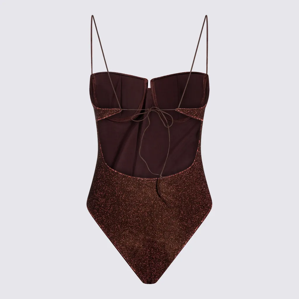 OsÉRee One-Piece Lurex Swimsuit