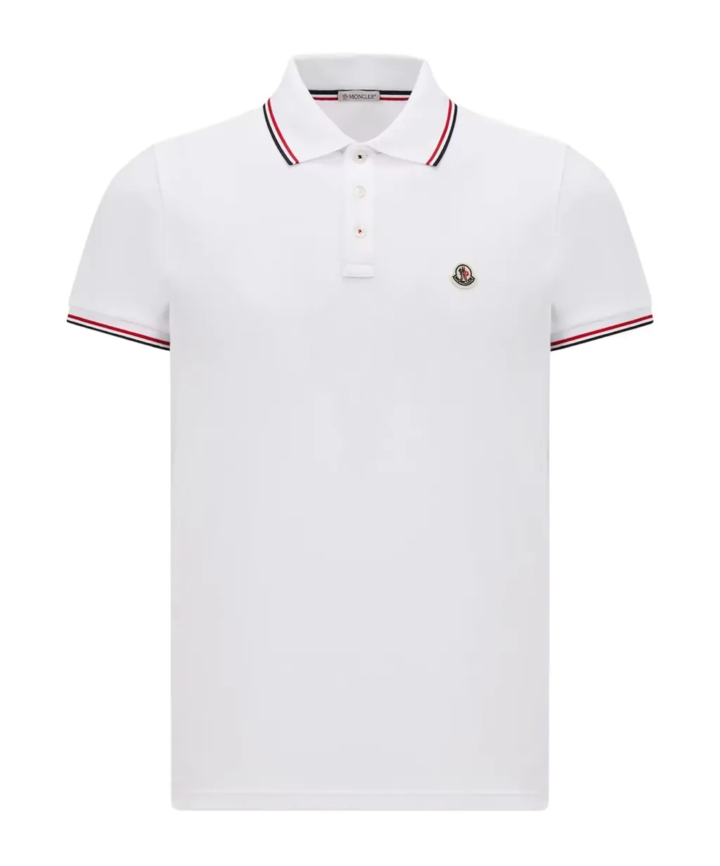 Moncler Logo Patch Short-Sleeved Polo Shirt