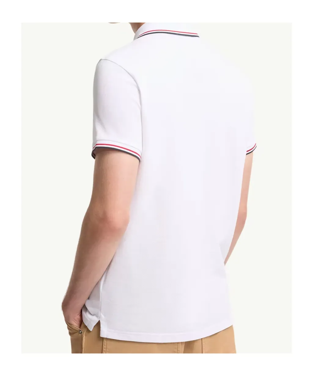 Moncler Logo Patch Short-Sleeved Polo Shirt