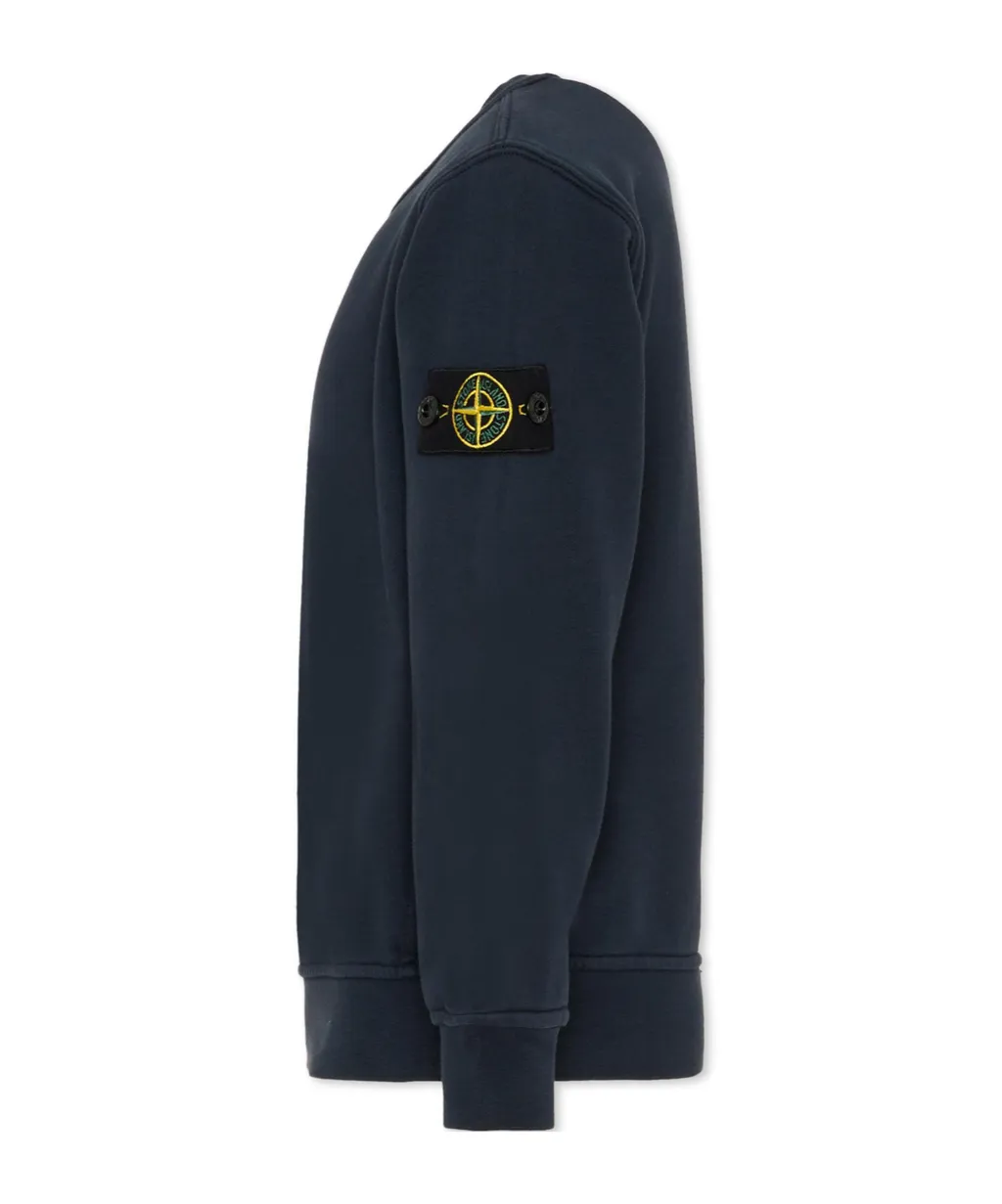 Logo-Patch Crew Neck Sweatshirt