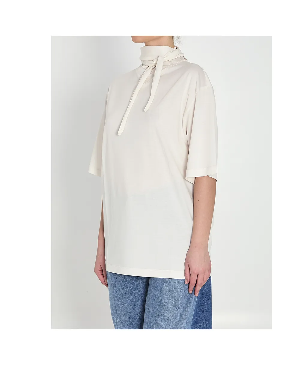 Lemaire Roll-Neck Straight Hem T-Shirt