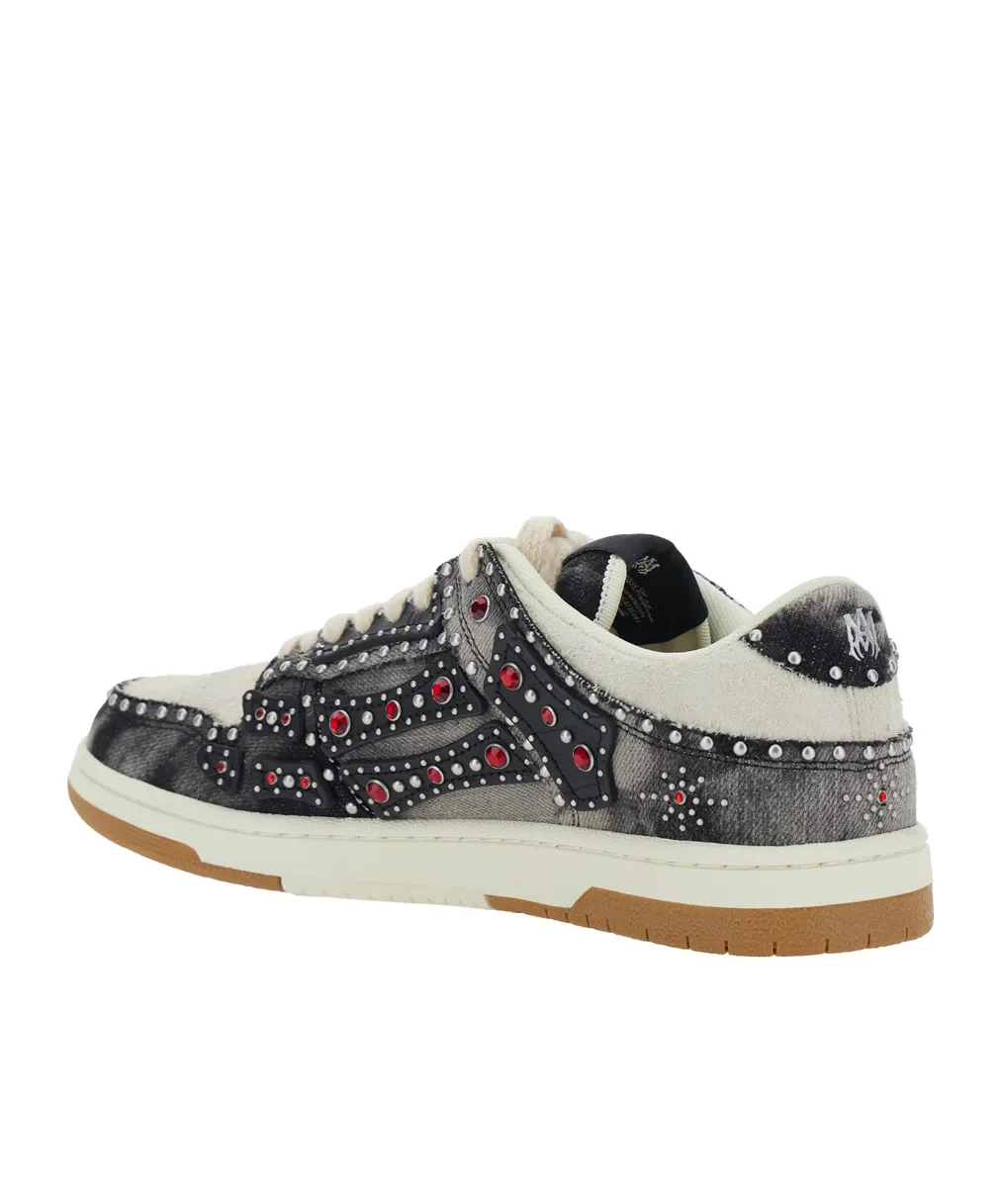 Amiri Skel Top Low Embellished Sneakers