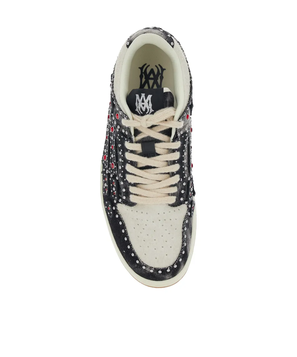 Amiri Skel Top Low Embellished Sneakers