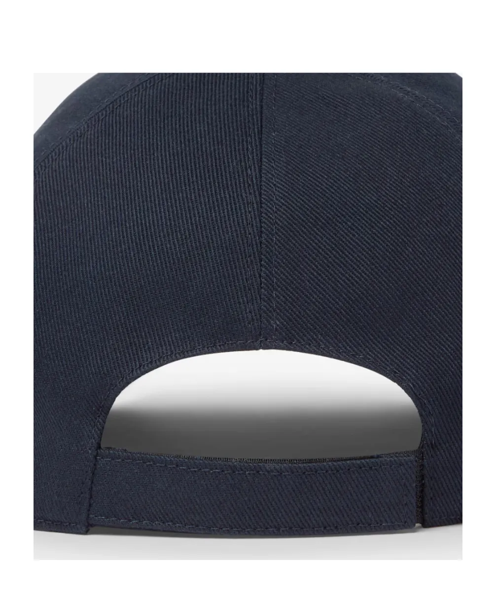Dark Blue Canvas Baseball Cap
