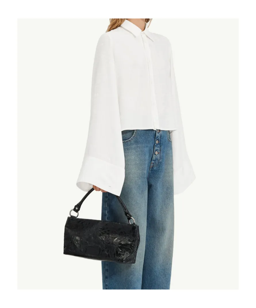 Mm6 Maison Margiela Jacquard Convertible Shirt