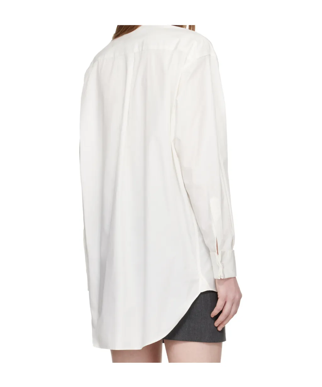 Mm6 Maison Margiela Graphic Print Buttoned Shirt
