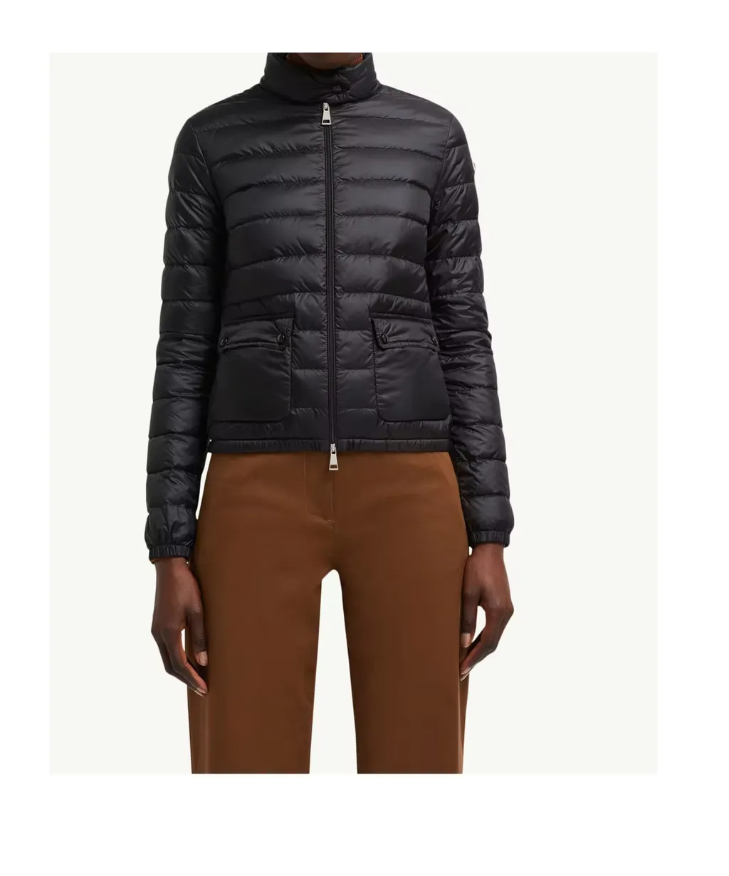 Moncler Lans Zip-Up Short Padded Jacket