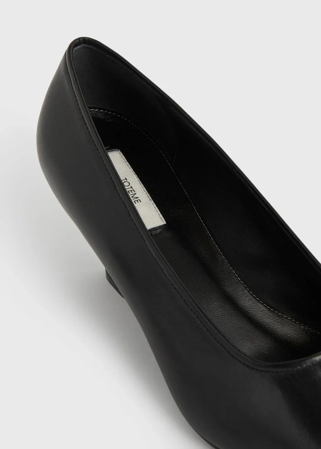 55Mm Pointed-Toe Leather Pumps