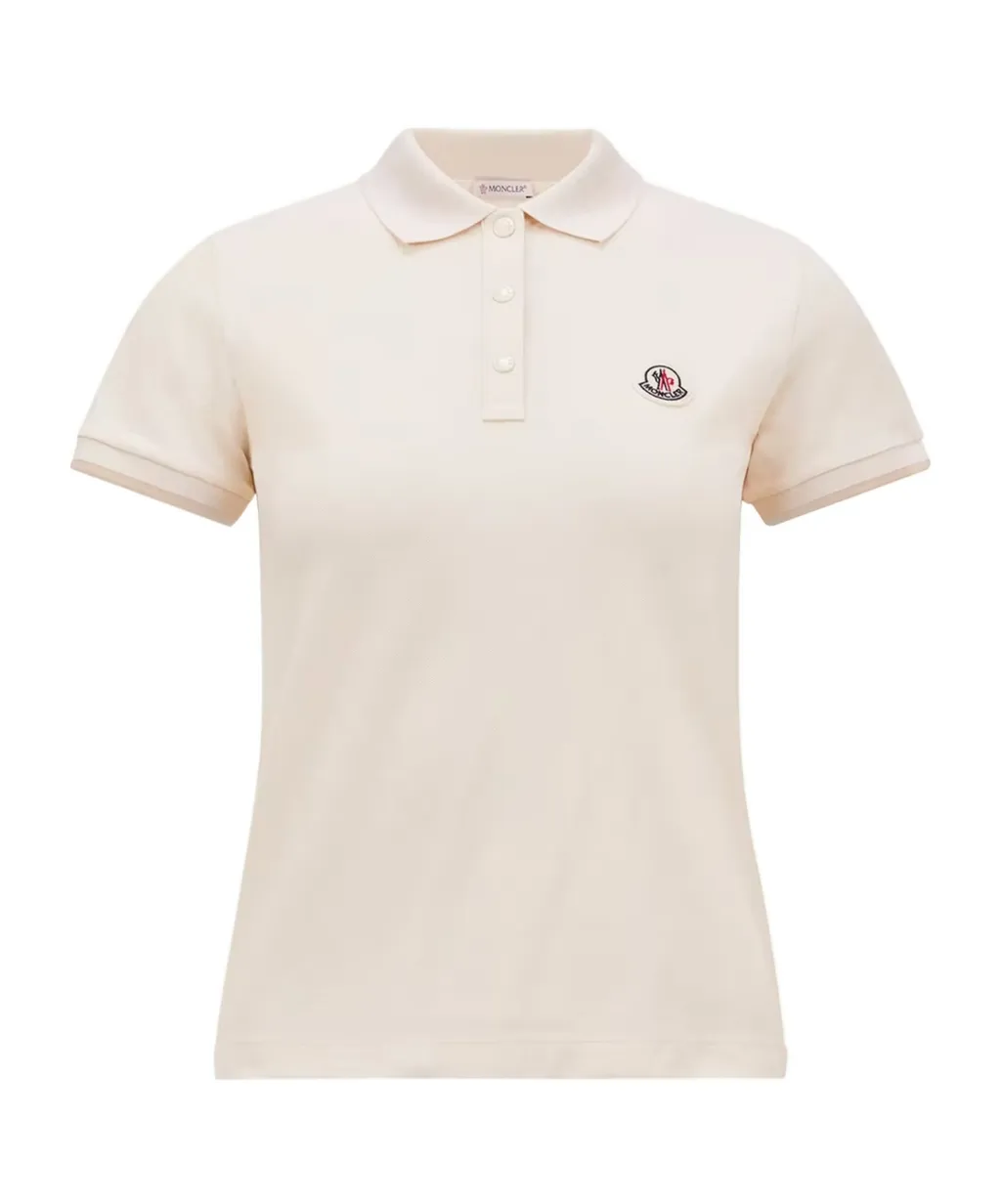Moncler Logo Patch Short-Sleeved Polo Shirt