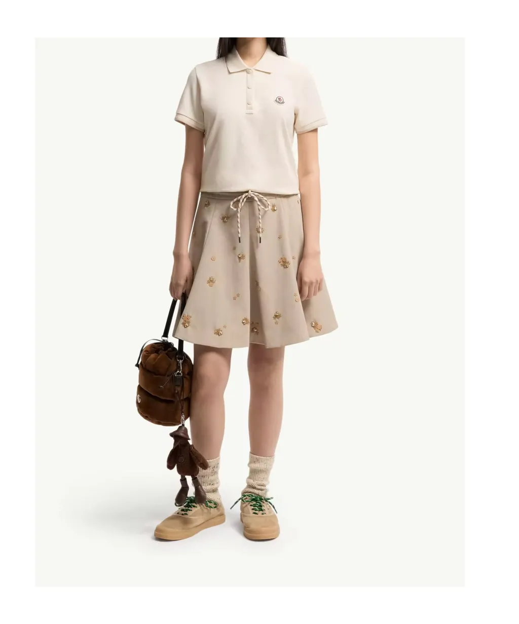 Moncler Logo Patch Short-Sleeved Polo Shirt
