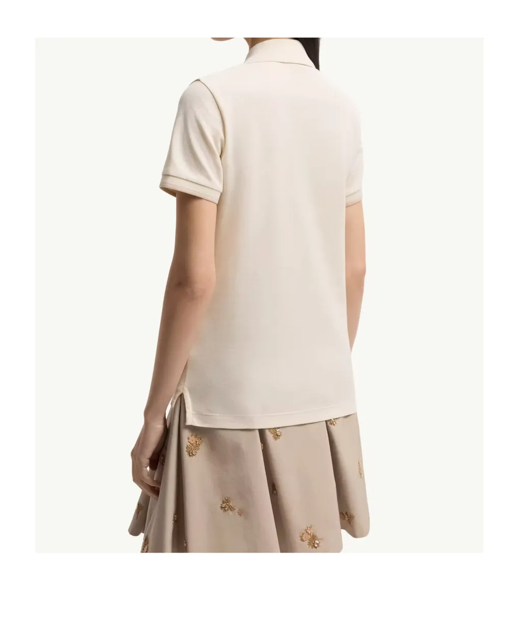 Moncler Logo Patch Short-Sleeved Polo Shirt