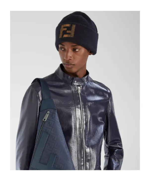 Blue Wool And Cashmere Hat