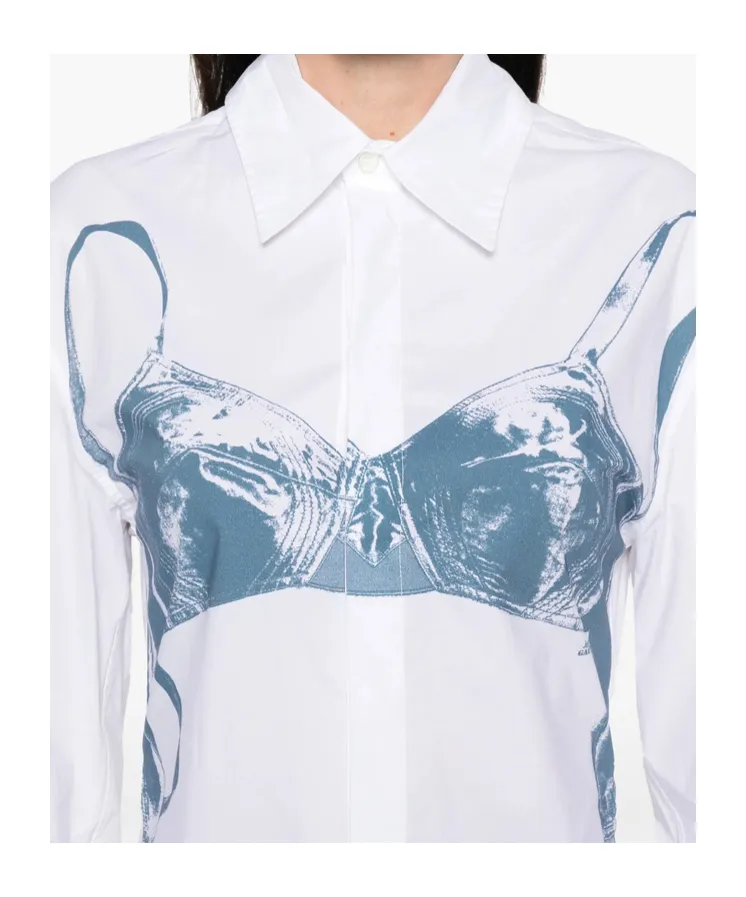 Jean Paul Gaultier Long Sleeve Printed Shirt