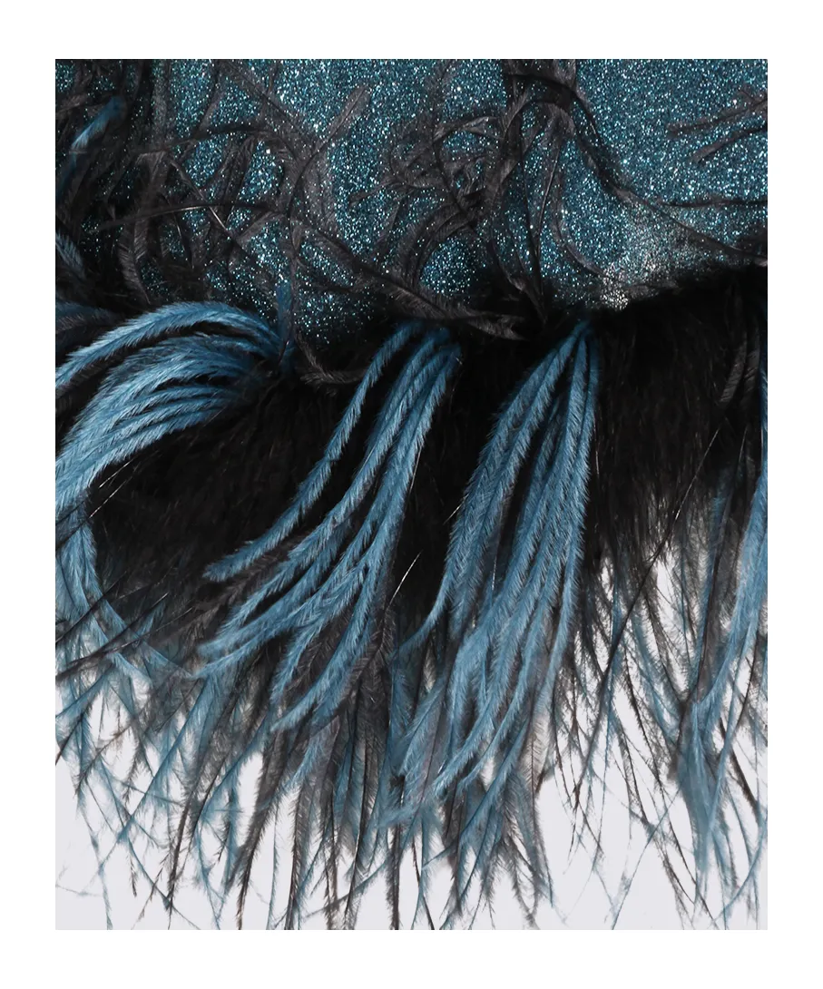 Osree Lumire Plumage Sleeveless Mini Dress